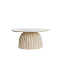 BEISTELLTISCH Veglia Braun Ø70/33,5 cm - Braun, Metall (70/70/33.5cm) - Light & Living