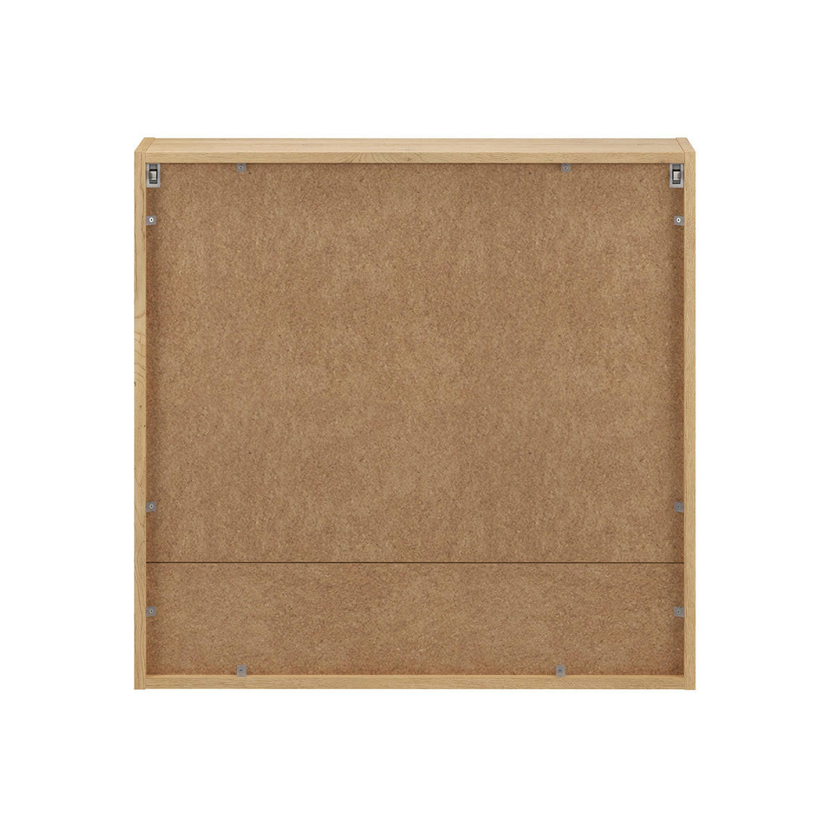 ELEMENT S OGLEDALOM Edmé Drvo - smeđa, drvni materijal (80/76.8/18.8cm) - Petits-meubles