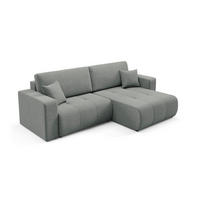 ECKSOFA Giulia 3 Sitzplätze Grau - Grau, Holz (244/149cm) - Petits-meubles