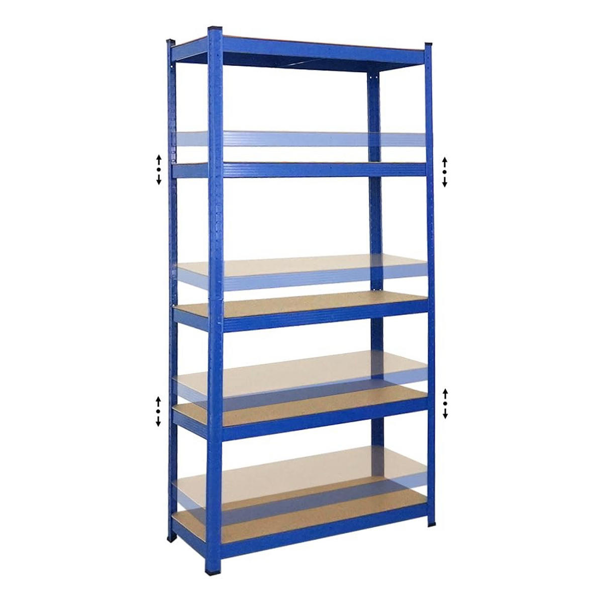 KELLERREGAL Gorilla 2er-Set mit 2x 180x90x40 cm Fachlast 175 kg Blau - Blau, Metall (90/180/40cm) - PROREGAL