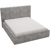 DOPPELBETT mit Bettkasten 180x200 Porto, Lattenrost, Grau - Grau, Holz/Textil (180/200cm) - Emporius