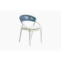 GARTENSTUHL KISO Blau Kunststoff Stapelbar (1er-Set) - Dunkelblau, Kunststoff (54/79/58cm) - KAWOLA
