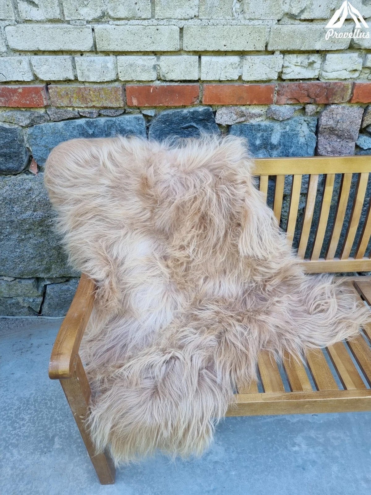 SCHAFFELL Langhaar skandinavisch weich chromfrei Cappuccino ca. 115 cm - Cappuccino, Fell (65/115cm) - Provellus