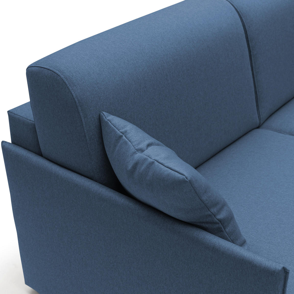 SCHLAFSOFA Evans - Blau, Textil (169/90/96cm) - Divani.store