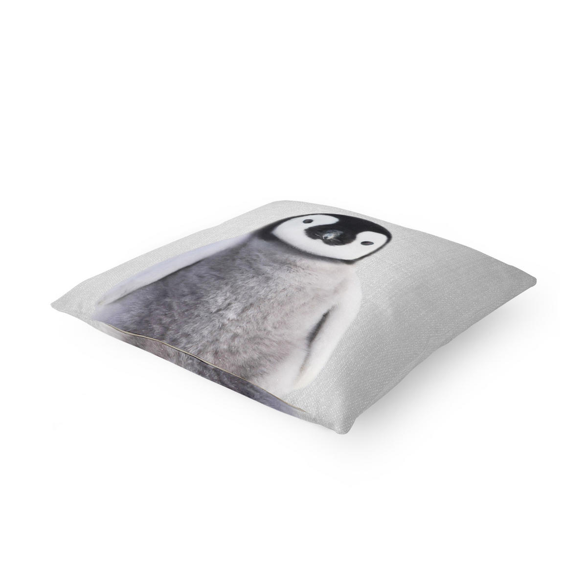 KISSENBEZUG Baby Pinguin Pepe 40/40 cm - Schwarz, Textil (40/40cm) - Bilderwelten