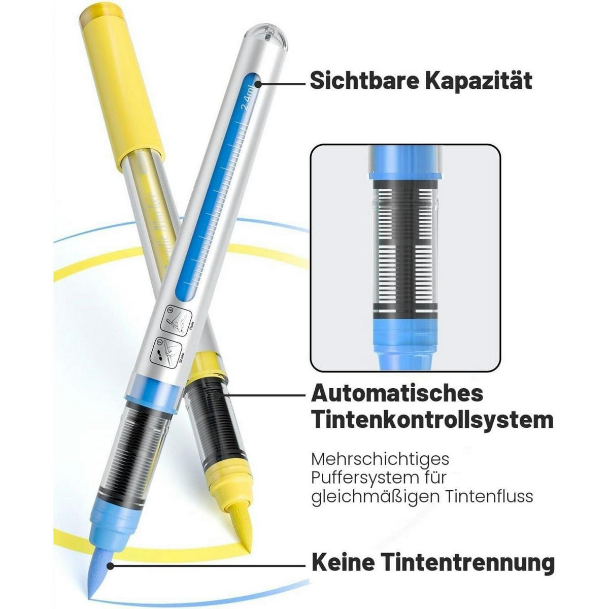 ACRYL-MALMARKER Set 72 Farben mit Leinenbeutel - Multicolor, Kunststoff (1.5/1.5/15cm)