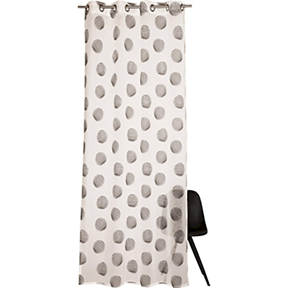 TRANSPARENTER ÖSENVORHANG CULO - Weiß, Textil (140/1/250cm) - Esprit