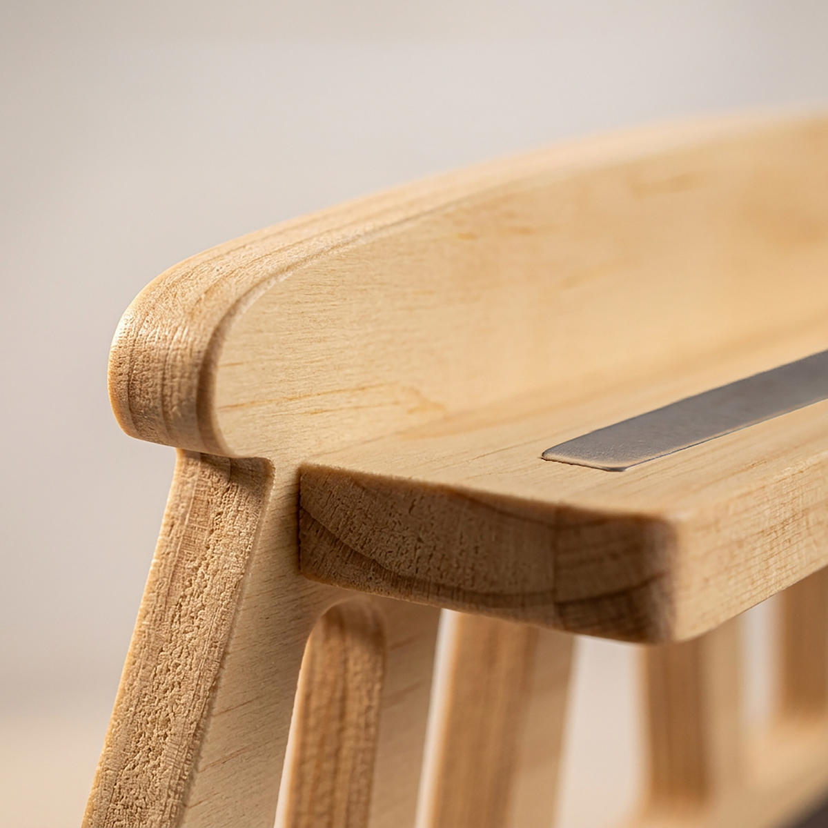 WANDREGAL Natur Grau Busform für Hörfiguren - Multicolor, Holz (54/27/15cm) - Relaxdays