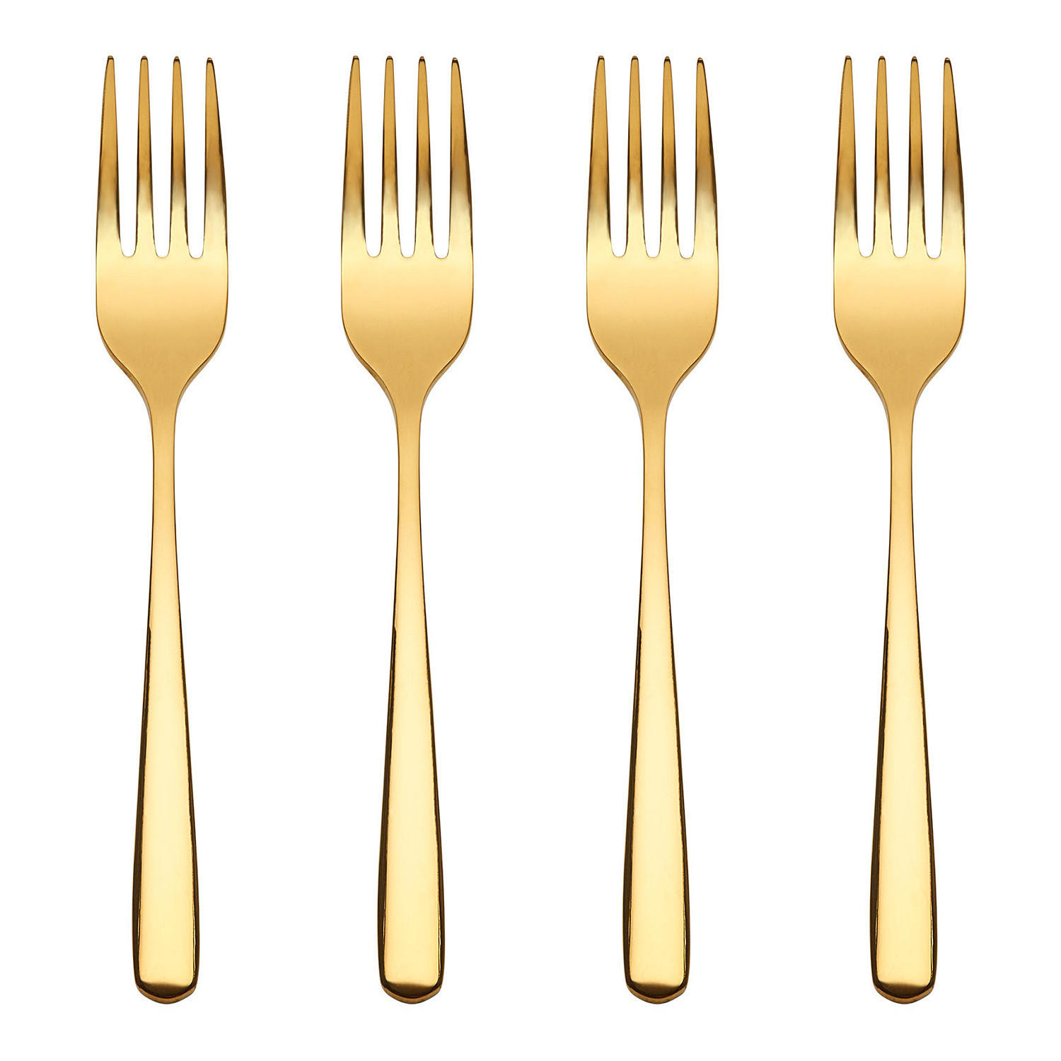 KUCHENGABELN (4er Set) Queens - Goldfarben, Metall - Butlers