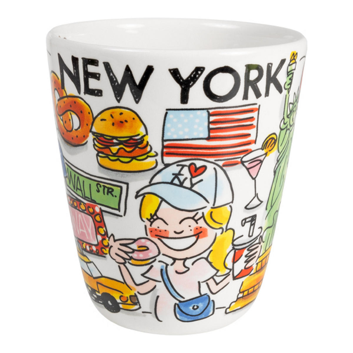 BECHER Blond Stadtikone New York in Bunt - 350 ml - Multicolor, Keramik (0.35L) - Blond Amsterdam