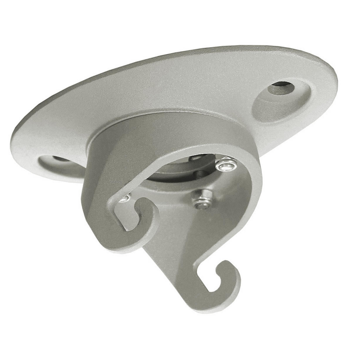 BEAMER-DECKENHALTERUNG Universal, Lochabstände 120 - 235 mm,grau - Grau, Metall (12/0.2/23.5cm) - tectake