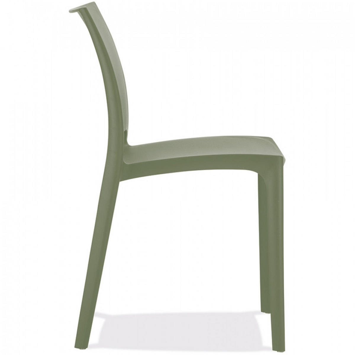 STUHL Grün 45x82x53cm - Olivgrün/Grün, Kunststoff (45/82/53cm) - AlterEgo