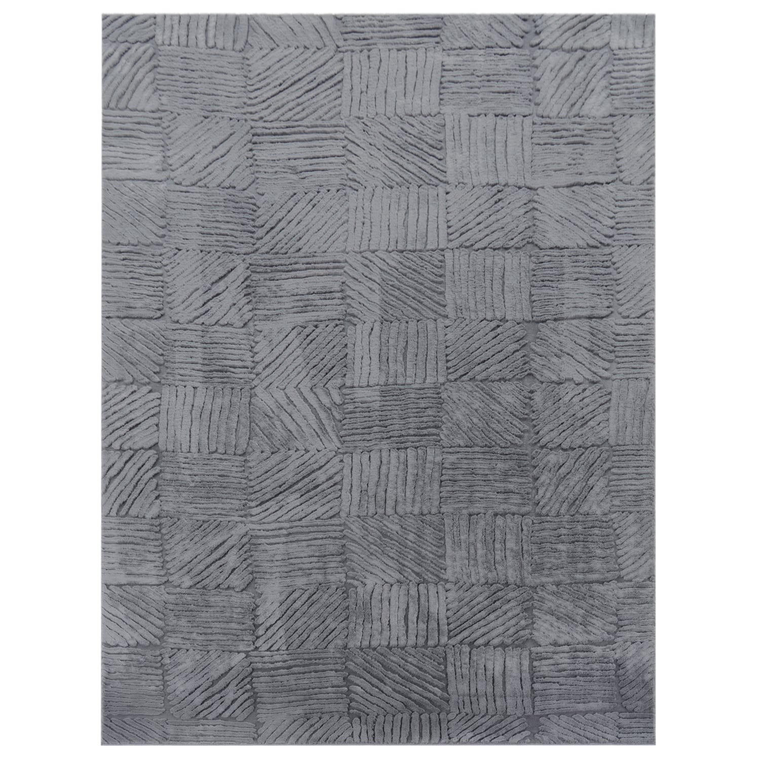 KURZFLORTEPPICH 120/160 cm Lelystad 529 - Anthrazit, Kunststoff (120/160cm) - Paco Home
