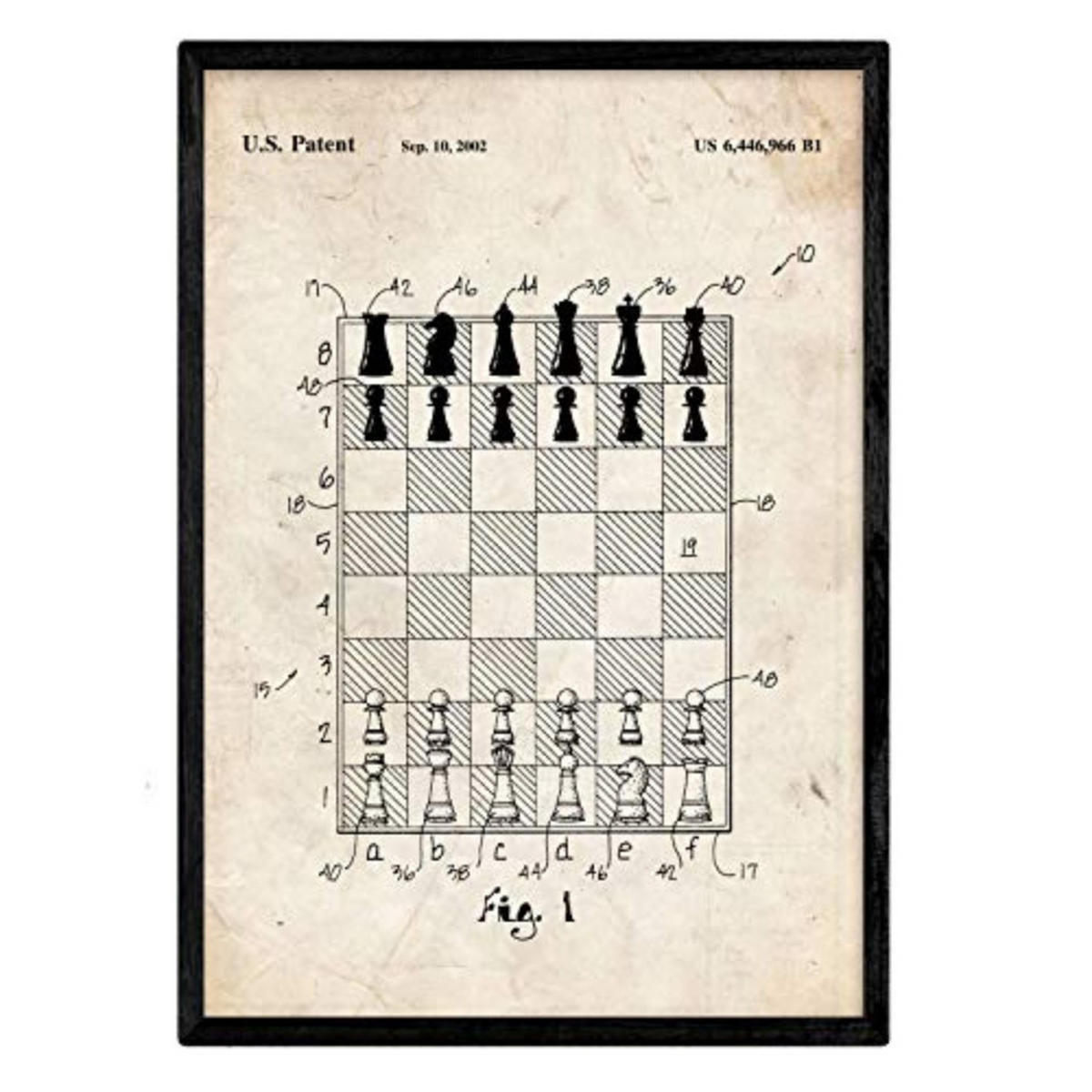POSTER Vorstand & Chips Patent A3 Rahmenlos - Klar, Papier (29.7/5/42cm) - Nacnic