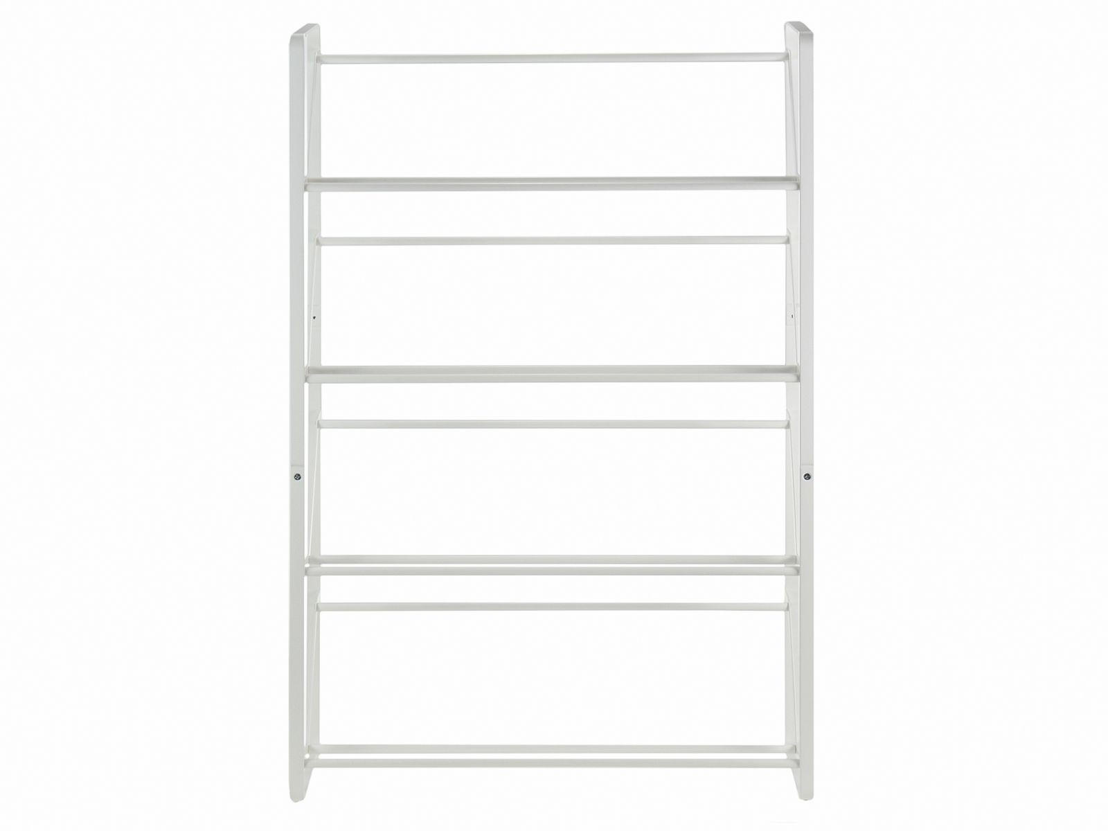 SCHUHREGAL Frame weiß 53/80/17 cm schmal - Weiß, Metall (53/80/17cm) - Yamazaki