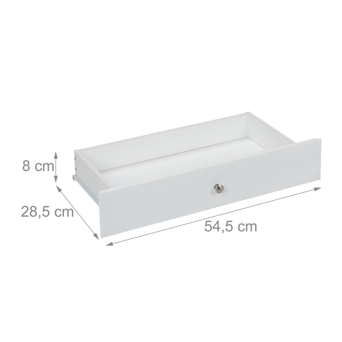 ROHOVÝ stôl - biela, kompozitné drevo (72/107/76cm) - Relaxdays