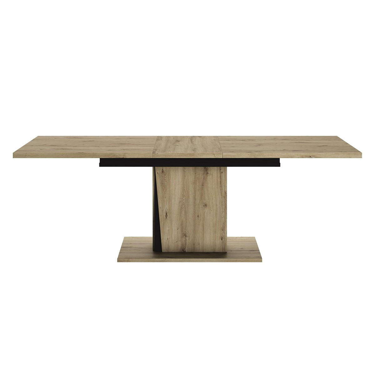 ESSTISCH Extensible Crack 180/225 cm - Französische Herstellung - Eichefarben, Holzwerkstoff (180/90/78cm) - Calicosy