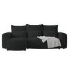 ECKSOFA Travis mit Bettkasten und Schlaffunktion, L-Form, Cord, Universal - Graphitfarben, Holzwerkstoff (248/148cm) - 4ALL HOME