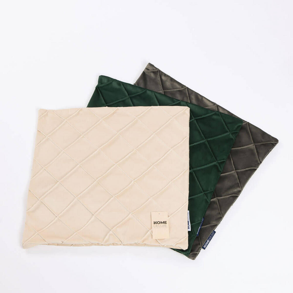 KISSENBEZUG LORI - Grün, ohne Kissenfüllung - Grün, Kunststoff (50/50cm) - Home Deluxe