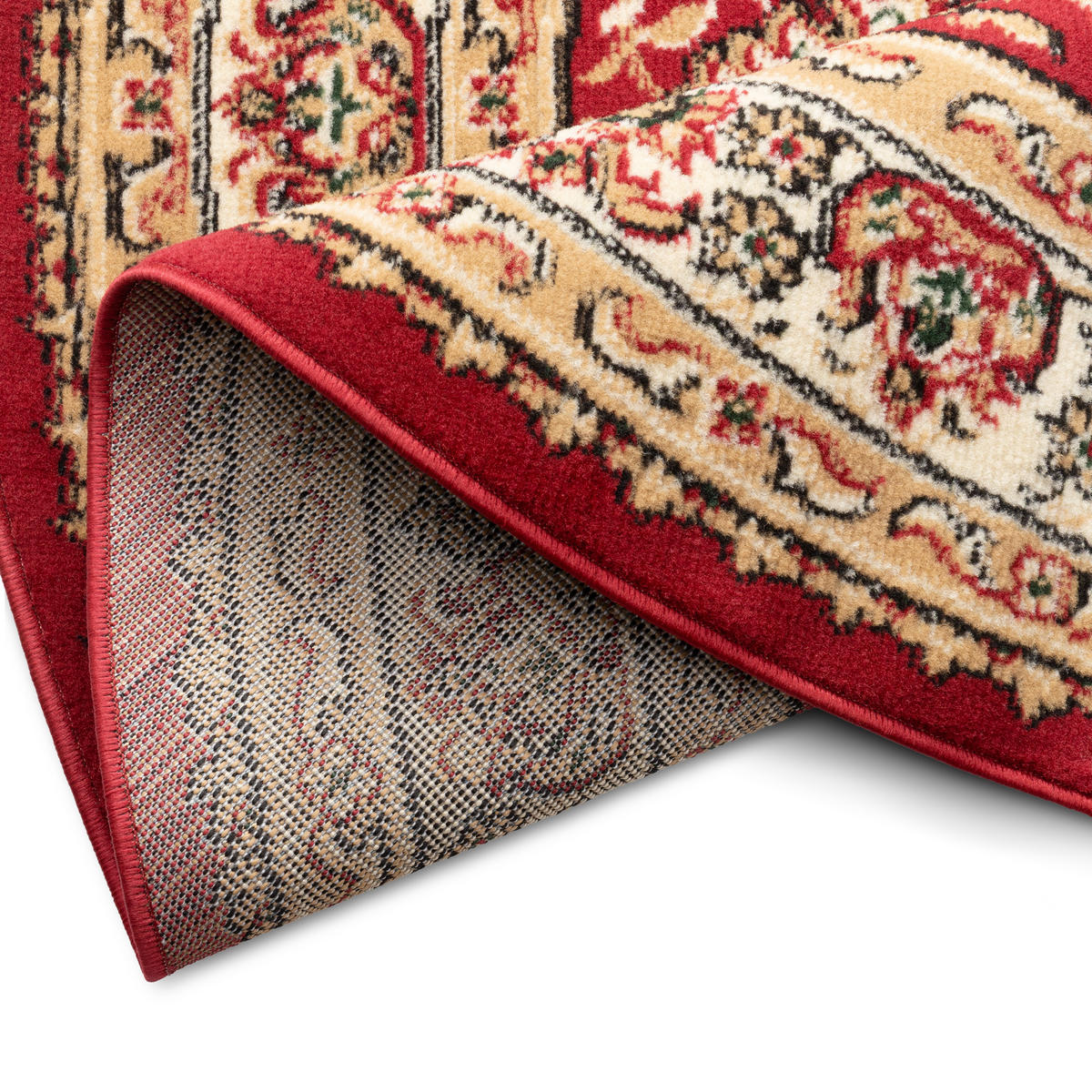 TEPPICH ATLAS oval rot orientalisch 160/220 cm - Rot, Textil (160/220cm) - Tapiso