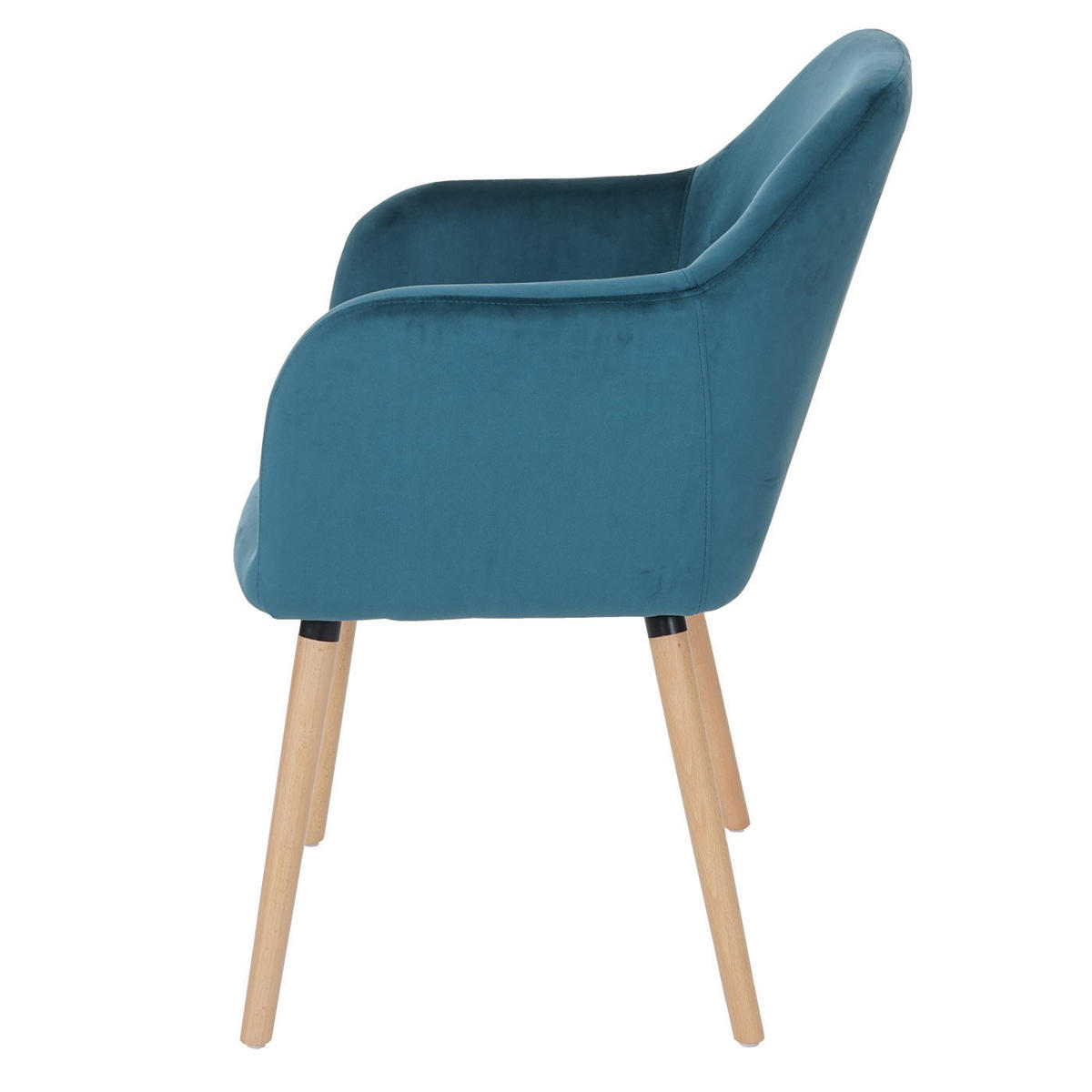 ESSZIMMERSTUHL Petrol - Petrol, Textil (58/88/64cm) - MCW