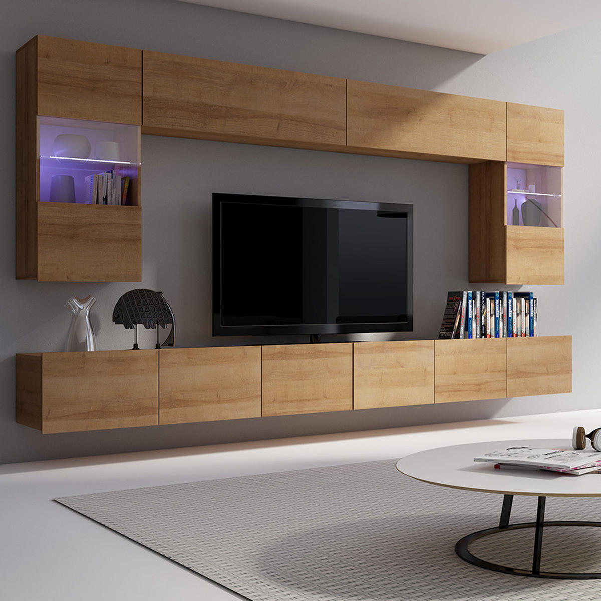 LOWBOARD Cairns-132 - Braun, Holzwerkstoff (150/37/43cm) - Lomado