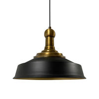 KÜCHENLAMPE Asletl Long-Knob 40/30 cm - Schwarz, Metall (30/40/30cm) - Bamyum