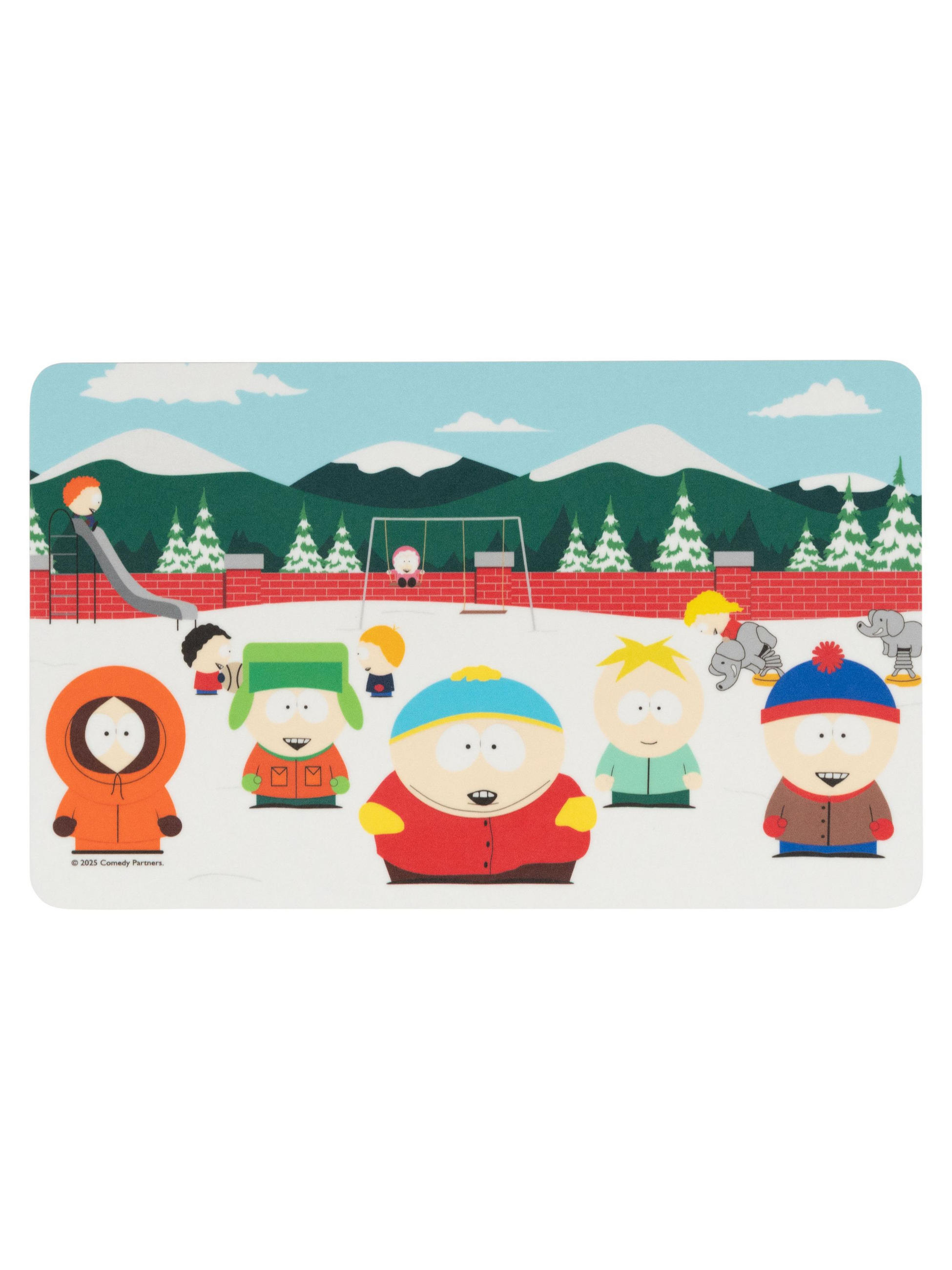 BRETTCHEN South Park Winter Mehrfarbig 14,5 x 23,5 cm - Multicolor, Kunststoff (14.5/23.5cm) - United Labels