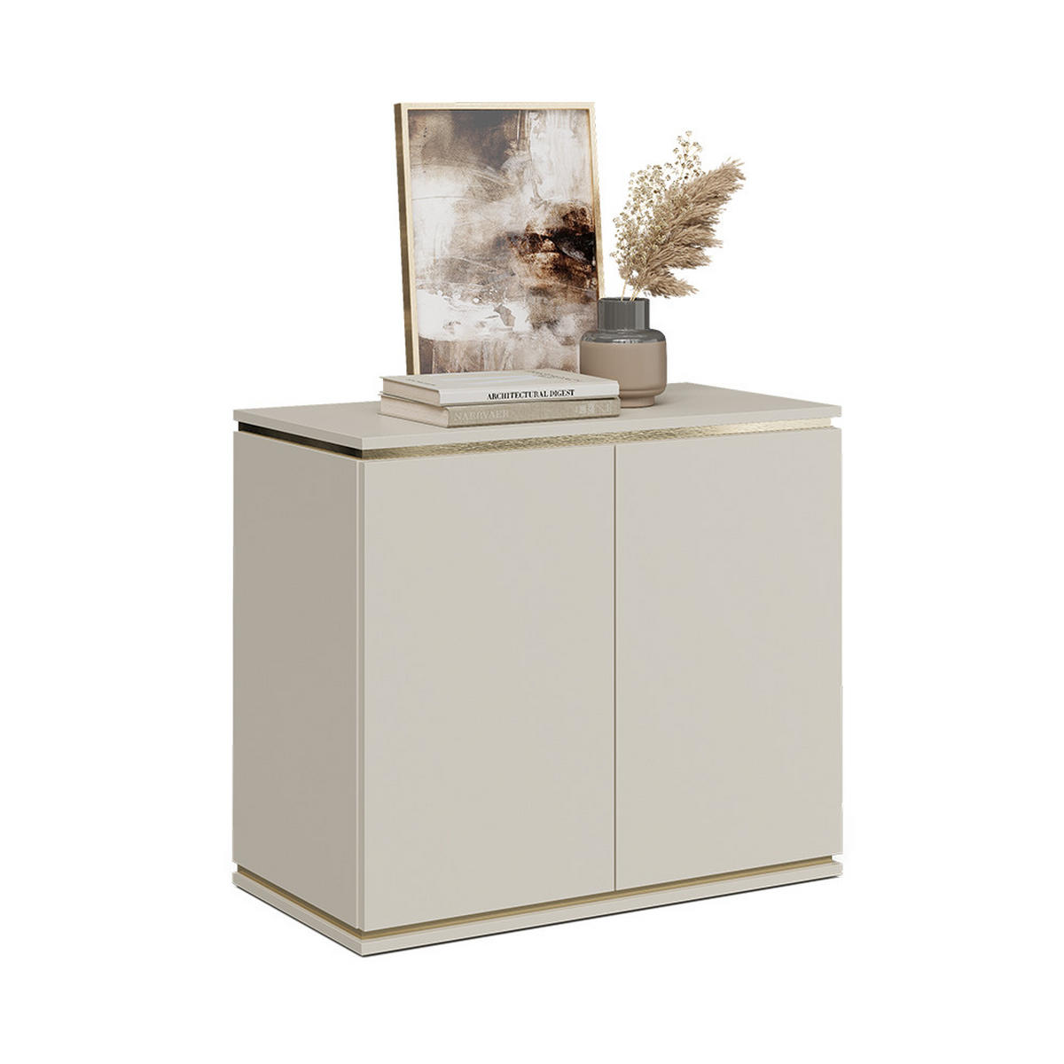 KREDENC Linette Kašmír - kašmírová, kompozitní dřevo (80/70/42cm) - Vicco