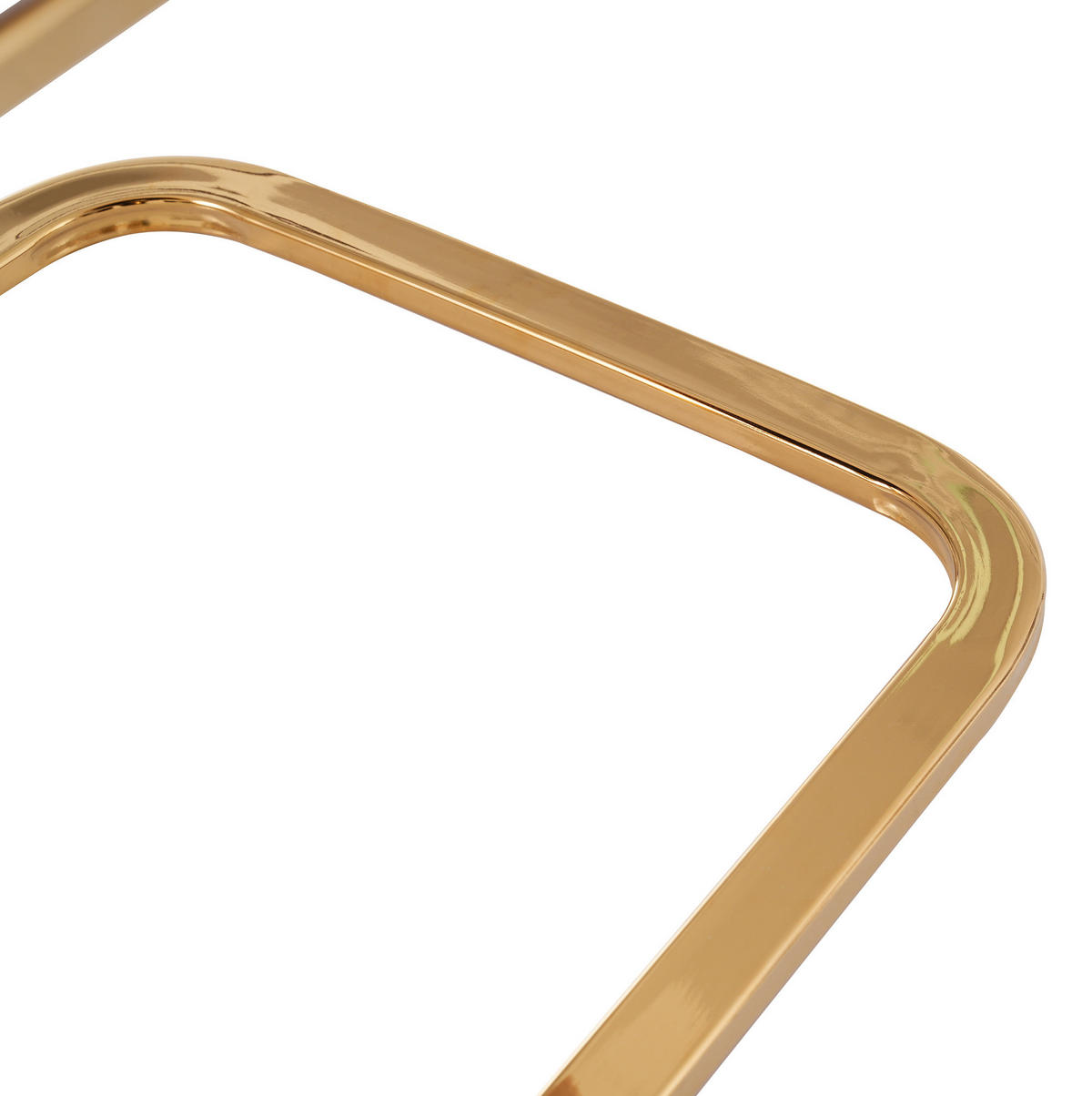 ESSZIMMERSTUHL Samt Beige mit Metallbeinen 6er-Set - Beige, Metall (45/88/52.2cm) - Meubliv