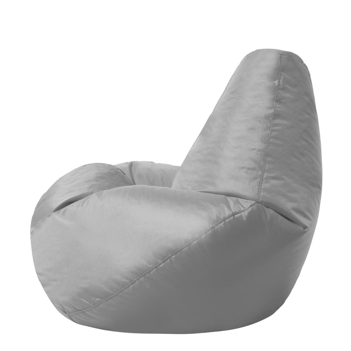 OUTDOORSITZSACK Liegestuhl für Kinder - Grau, Kunststoff (69/59/65cm) - Veeva