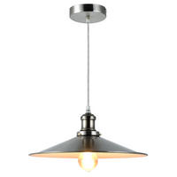 HÄNGELEUCHTE Burrsville - Silberfarben, Metall (36/36/125cm) - lux.pro