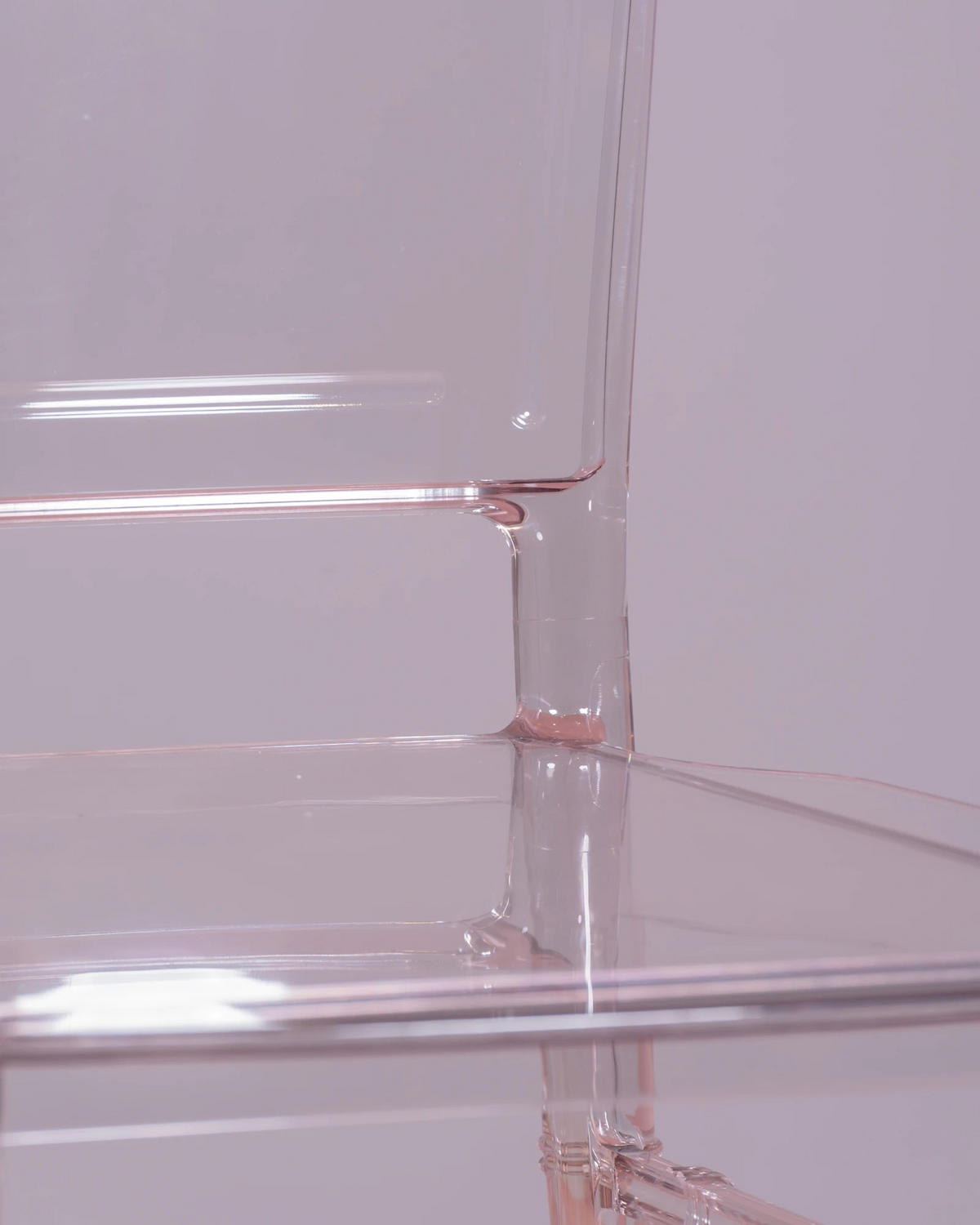 STÜHL-SET 4 Stück Kunststoff Transparent - Transparent, Kunststoff (39/90/41cm) - Nest Dream