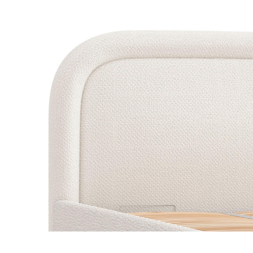 Thumbnail - Maison de Reve Polsterbett, Creme, Textil, Buche, Kiefer, 140x200 cm, Oeko-Tex® Standard 100, Reach, FSC 100%, Made in E...