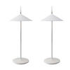 LED TISCHLEUCHTE Nauser (2er-Set) - Weiß, Kunststoff (15.4/15.4/37.6cm) - Nettlife