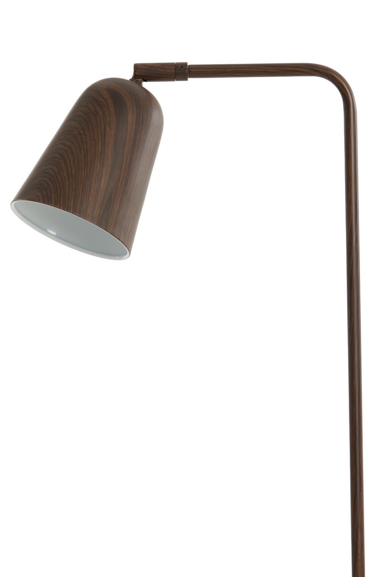 STEHLEUCHTE Salomo Braun Ø32,5/147 cm - Dunkelbraun, Metall (32.5/23/147cm) - Light & Living