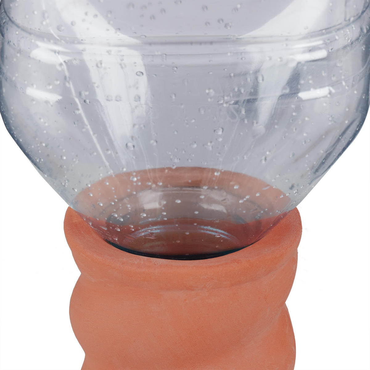 6XTONKEGEL - Braun, Keramik (4.5/11/4.5cm) - Relaxdays