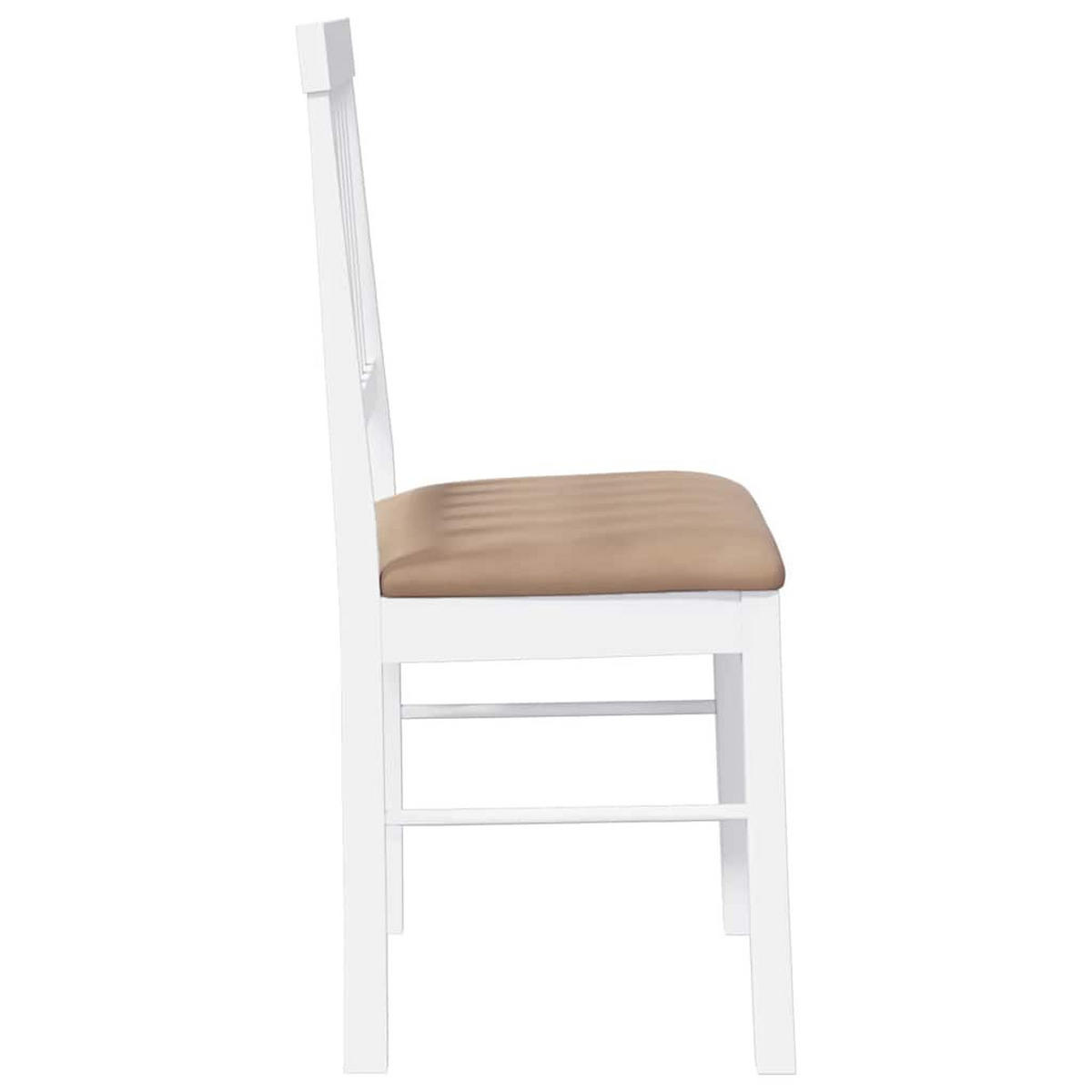 STUHL-SET 2 Stk Schildhain 42.5/90/44.5 cm - Weiß, Holz (42.5/90/44.5cm) - ZMH