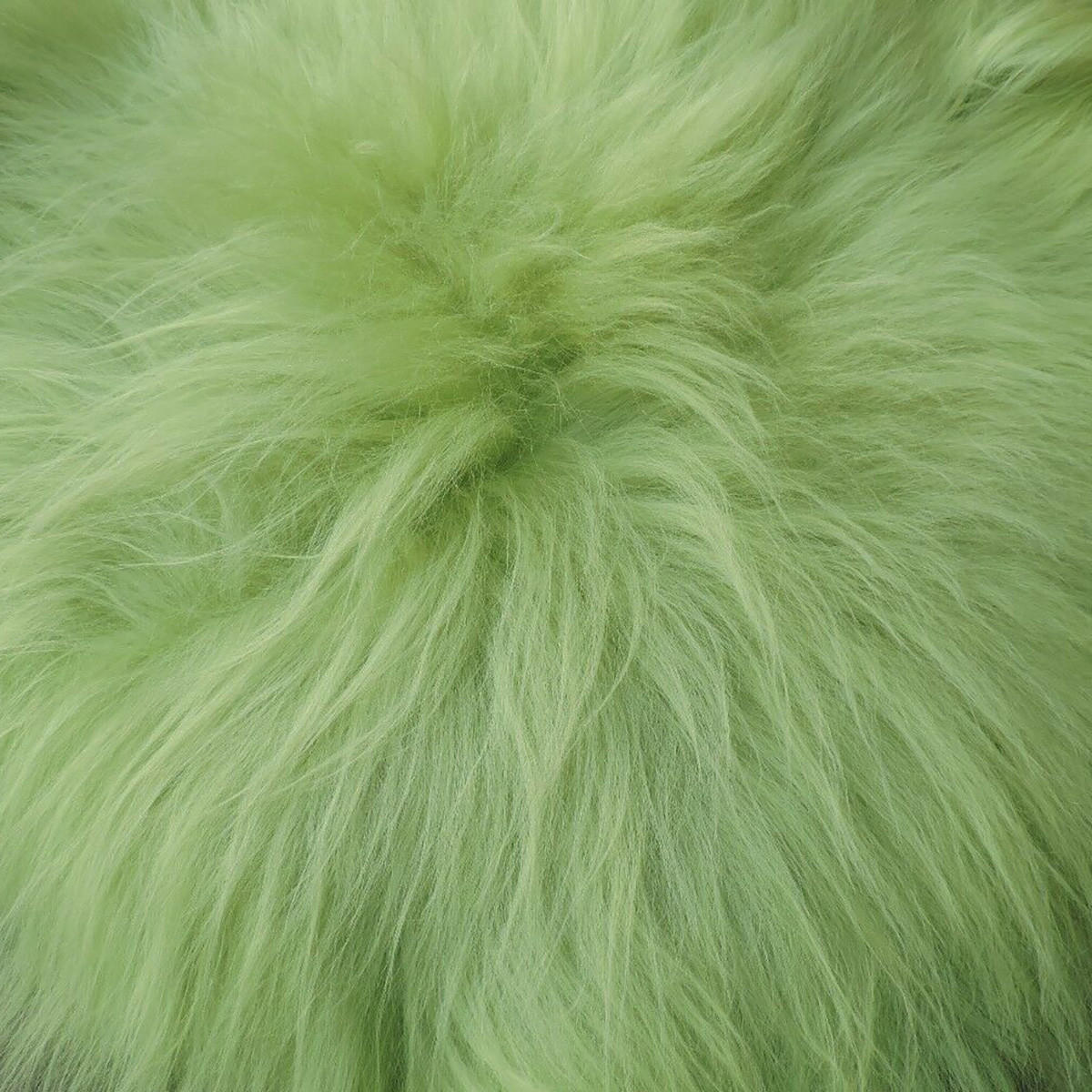 SCHAFFELL Island Hellgrün, Lange Zottelige Wolle, ca. 100 cm - Hellgrün, Fell (600/100cm) - Provellus