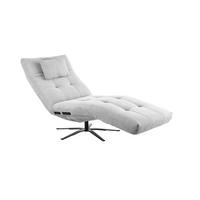 RELAXLIEGE LETICIA Silber Cord - Silberfarben/Schwarz, Textil/Metall (82/115/156cm) - KAWOLA