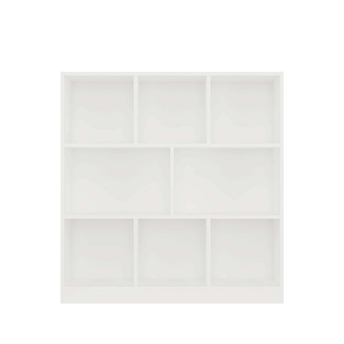 BÜCHERREGAL Weiß 100/104/24 - Weiß, Holzwerkstoff (100/104/24cm) - RAUMHIRSCH FURNITURE