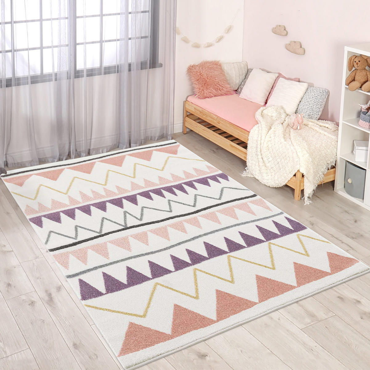 KINDERTEPPICH Anime 9382 Multi 160x230 cm - Creme, Textil (160/230cm) - carpet city