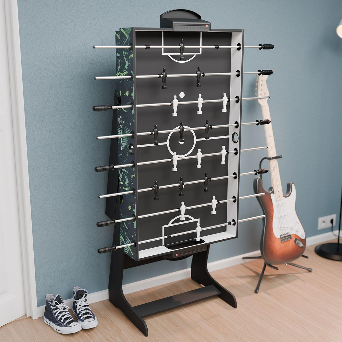 SPIELTISCH Ballzauber 5-in-1 inkl Zubehör - Multicolor, Holz (58/73/104cm) - Juskys