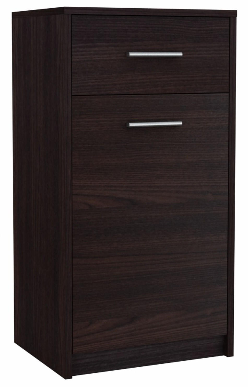 KOMMODE Bodo 1D1S Wenge 40/35/75 cm - Wengefarben, Holzwerkstoff (40/75/35cm) - Matkam Möbel