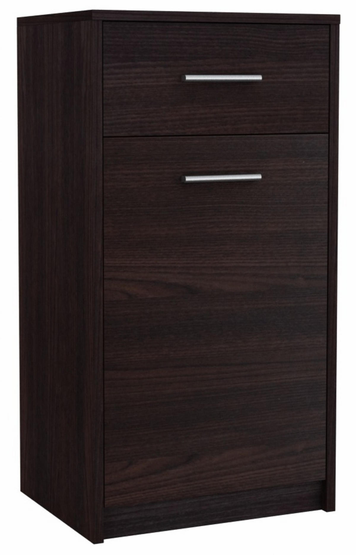 KOMMODE Bodo 1D1S Wenge 40/35/75 cm - Wengefarben, Holzwerkstoff (40/75/35cm) - Matkam Möbel