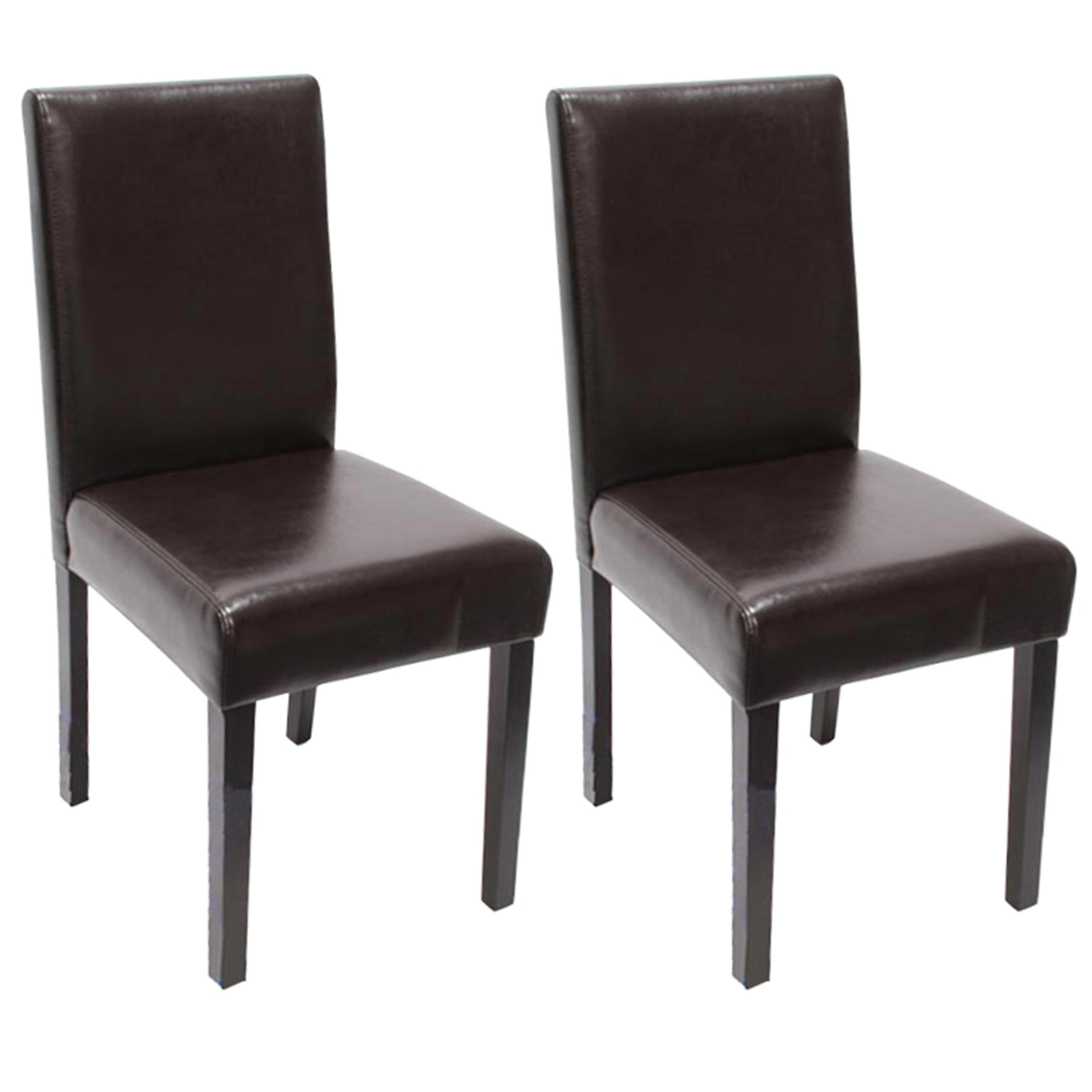 ESSZIMMERSTUHL Braun 2er-Set - Braun, Textil (43/90/56cm) - MCW