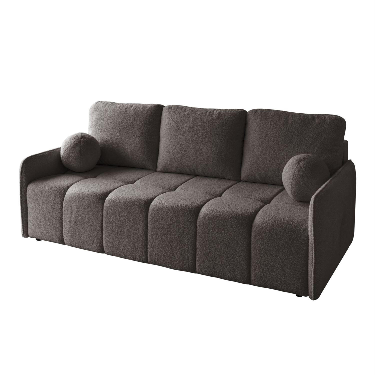 Lookway Schlafsofa Dunkelbraun 207x90x90 cm