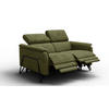 RELAXSOFA RODEN 2-Sitzer, olive - Olivgrün, Holz/Textil (152/82/103cm) - Courtois Laville