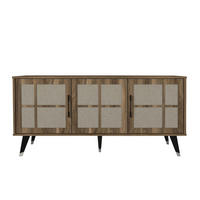 SIDEBOARD Logan Braun Grau - Braun/Grau, Holzwerkstoff (160/76/45cm) - moebel17