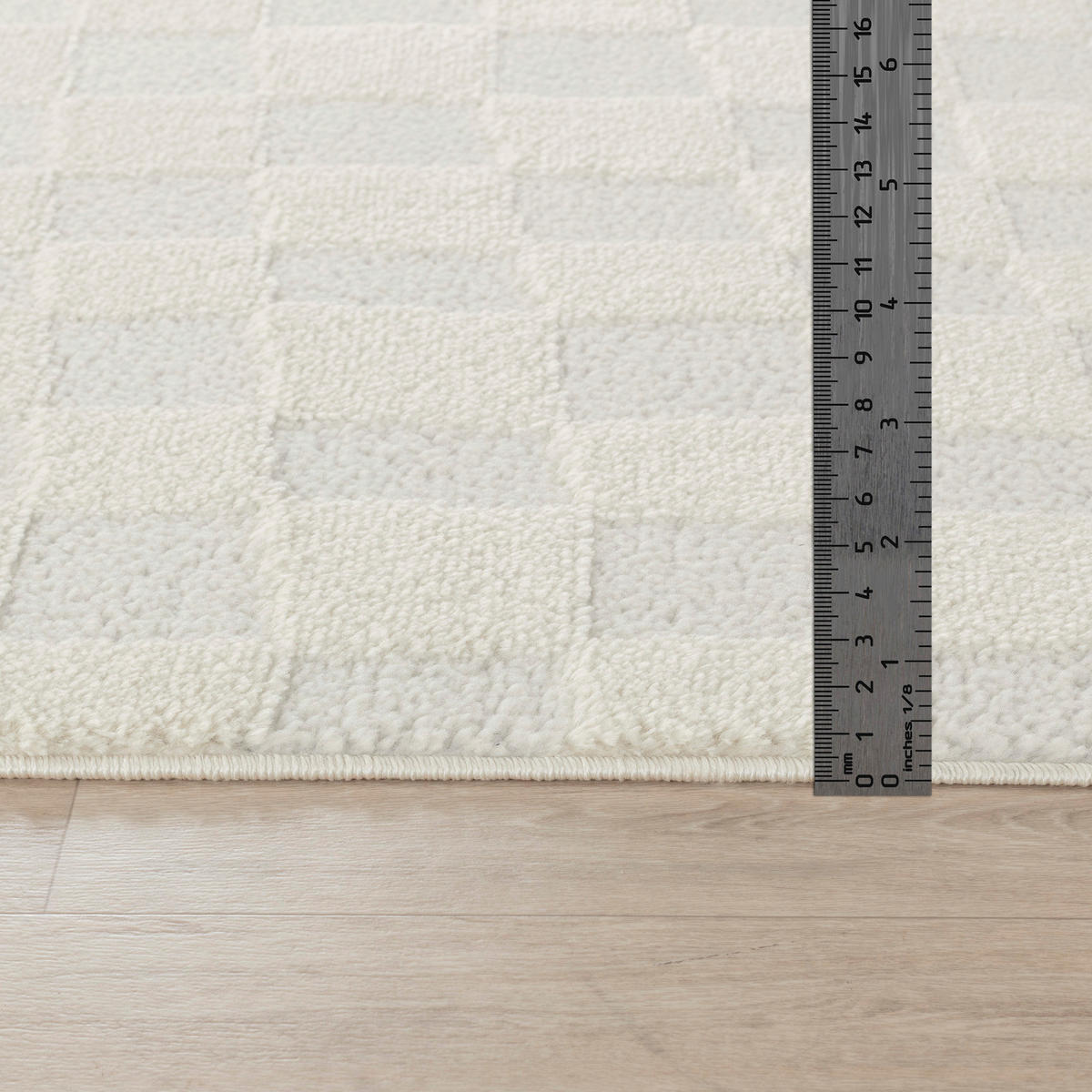 KURZFLORTEPPICH Irina 200/275 cm Elfenbein - Weiß, Textil (200/275cm) - LIVABLISS